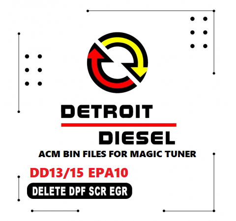 Detroit Diesel EPA10 Delete files for Magic Tuner (Magic Tuner Flash Tool Included)