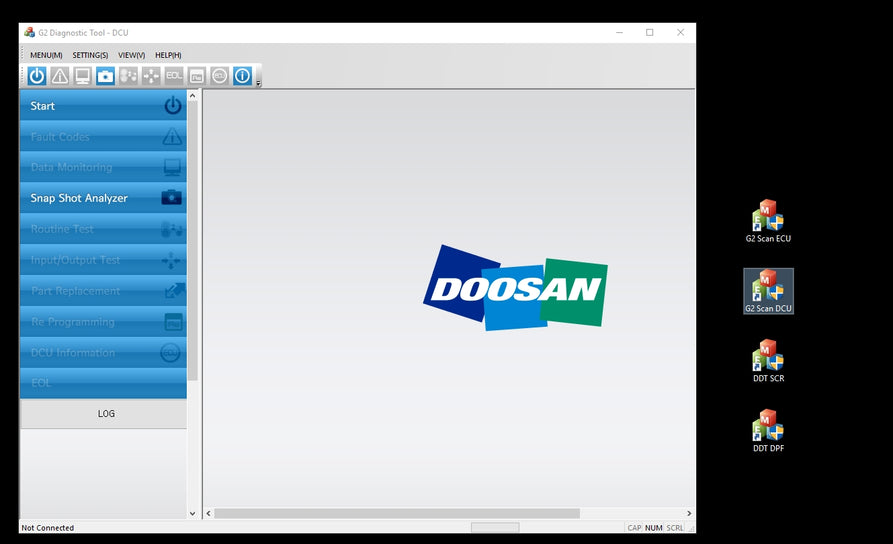 Doosan Diagnostic Tool DDT Software