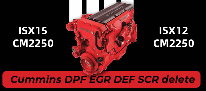 Cummins ISX12/15 CM2250 - EGR, DPF, SCR, DEF Delete - Performance Auto Technologies